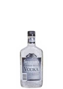 SEAGRAM'S VODKA 100 PROOF PLATINUM