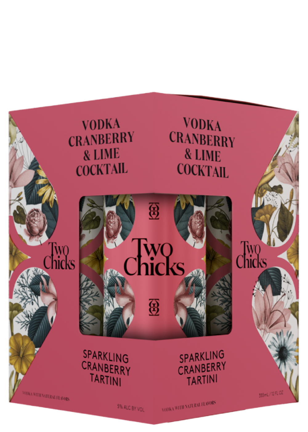 TWO CHICKS VODKA CRANBERRY & LIME